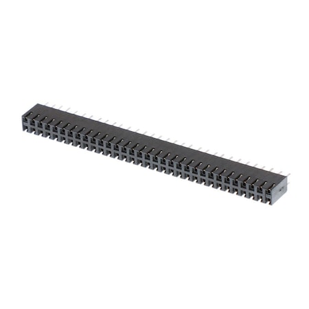 Molex Board Connector, 64 Contact(S), 2 Row(S), Female, Straight, 0.1 Inch Pitch, Solder Terminal, Black 15445864